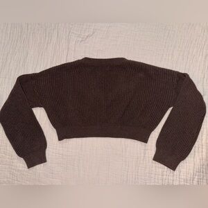 BDG Oversized Brown Button up Sweater/Cardigan SZ M